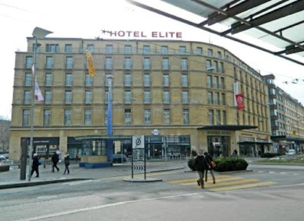 Art Deco Hotel Elite Biel Bagian luar foto