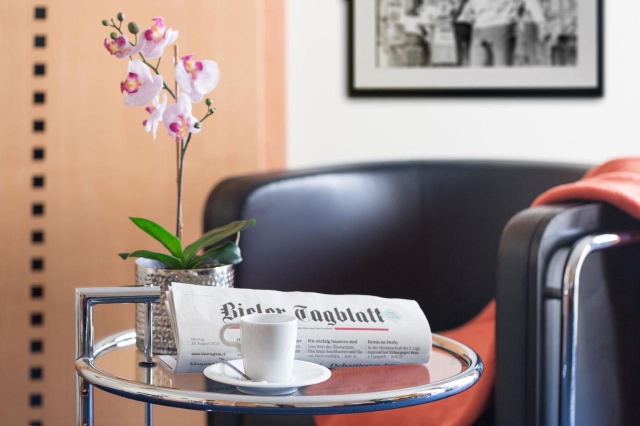 Art Deco Hotel Elite Biel Bagian luar foto
